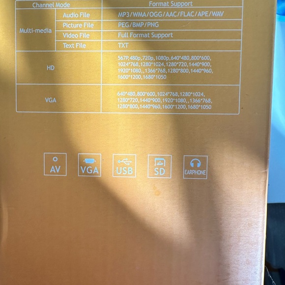 LED Projector with remote - Picture 11 of 11